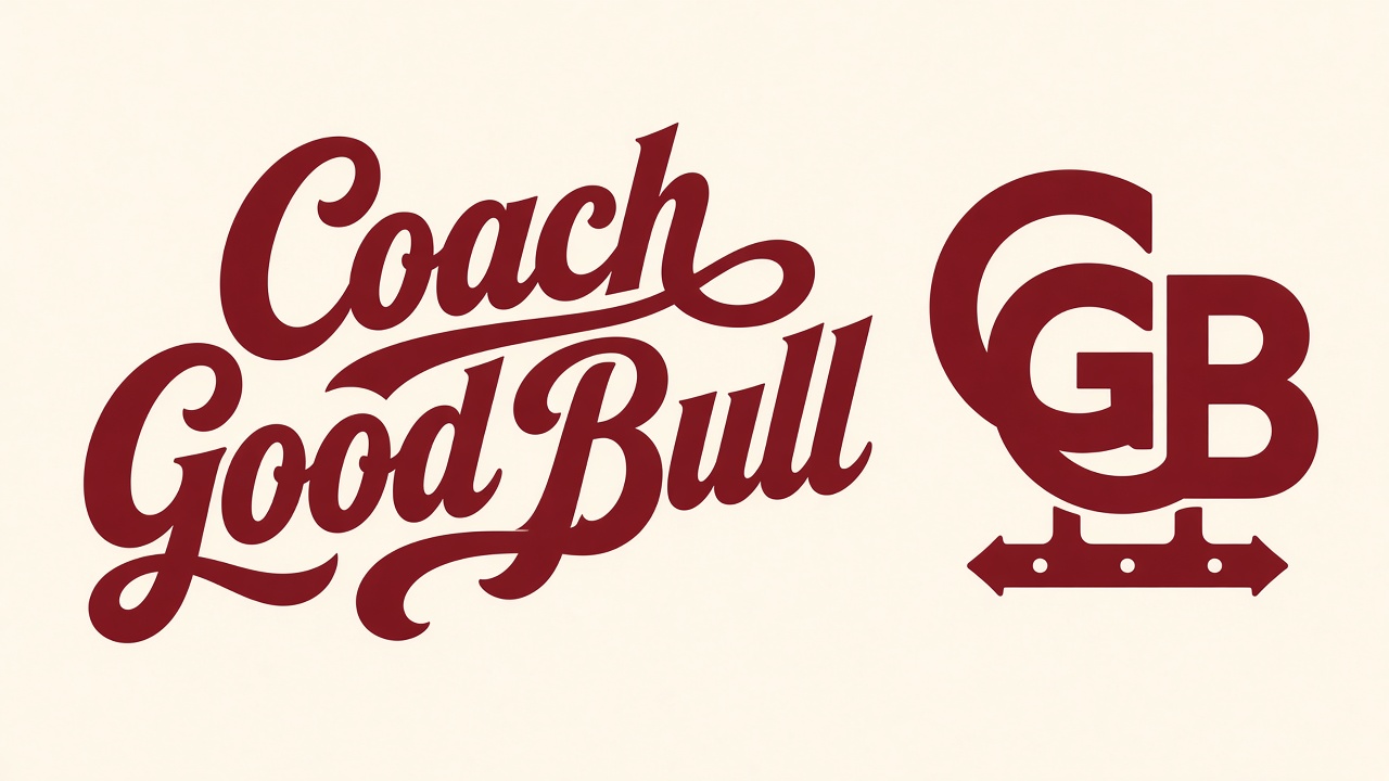 Coach Good Bull wordmark and CGB monogram